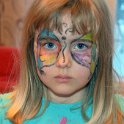 20160107 155427  ...Klara bekam von Emilias Mama einen Schmetterling verpasst... schaute aber etwas traurig drein...